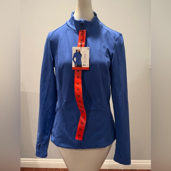 NWT Spyder Women's Yoga Jacket, Blue (Blue Delphi) - Picture 14 of 15